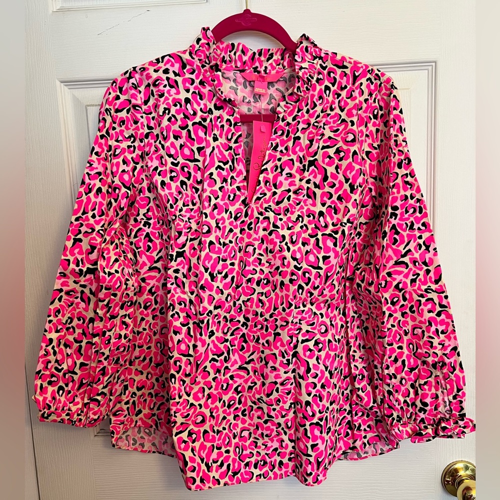 Lilly Pulitzer Sherida Top in print My Favorite Spot